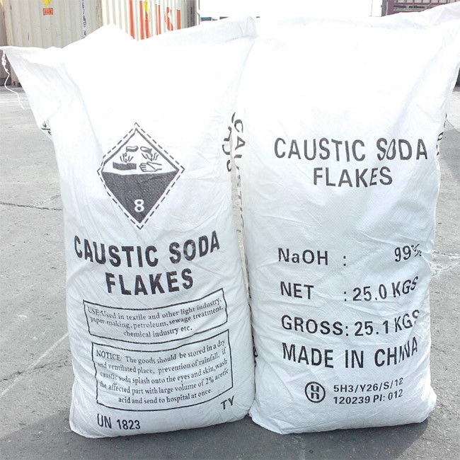 GB209-2018 NaOH Caustic Soda Titik Didih 1390C Larut Air Untuk Pembuatan Kertas